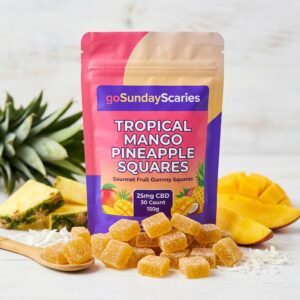 Tropical Mango Pineapple Squares